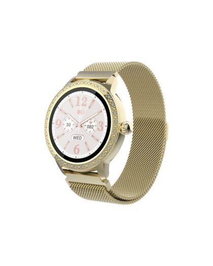 DENVER SW-360 - gold - smart watch with mesh bracelet - gold