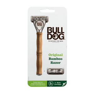 Bulldog Original Bamboo barberskraber + 2 blade