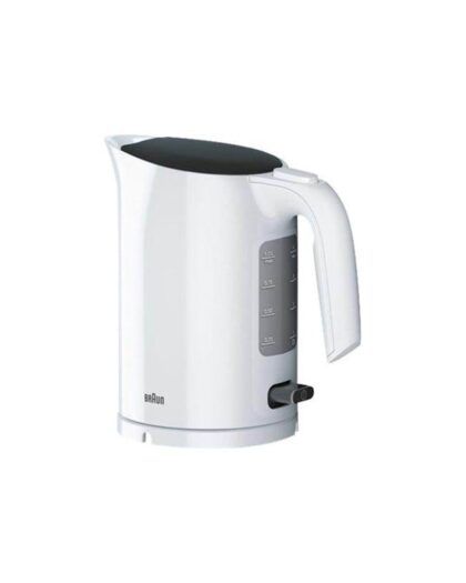 Braun Elkedel PurEase WK3000 White - Sort - 2200 W