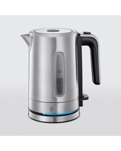 Russell Hobbs Elkedel Compact Home 24190-70 - Børstet rustfrit stål/sort - 2200 W