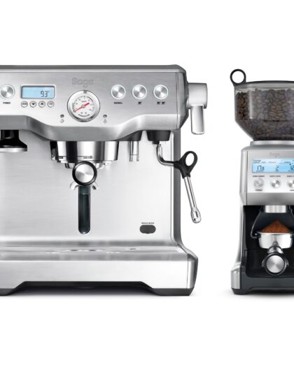 Sage The Dual Boiler espressomaskine & Smart Grinder Pro kaffekværn