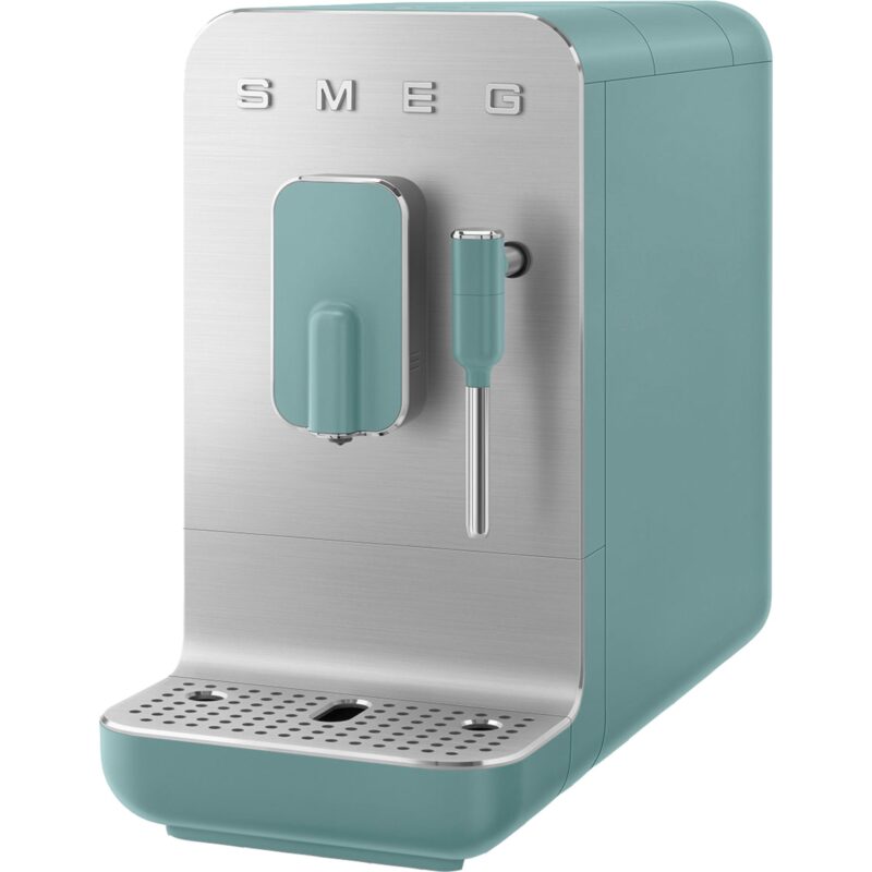 Smeg BCC02EGMEU espressomaskine m. mælkeskummer, smaragdgrøn