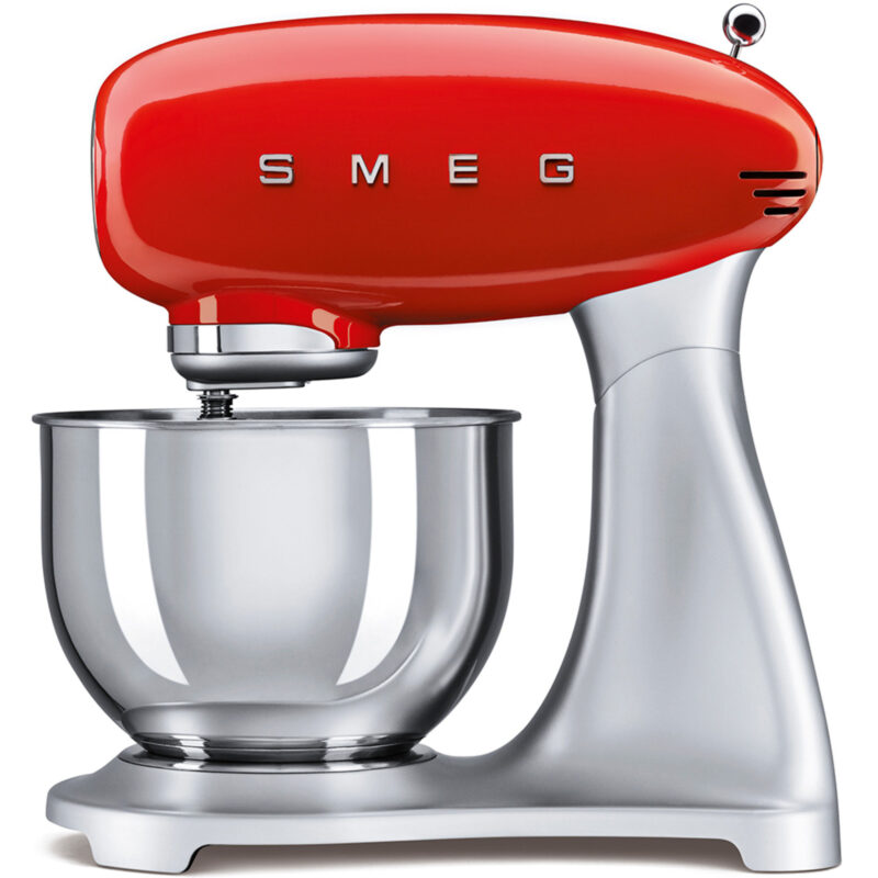 Smeg Køkkenmaskine SMF01RDEU, rød/stål