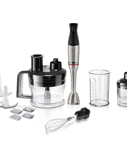 Bosch Serie 6 ErgoMaster MSM6M871 stavblender 1200 watt, rustfrit stål