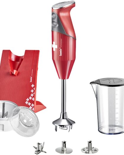 Bamix SwissLine 200W stavblender 26569 (rød)