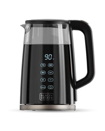 Black & Decker Elkedel Kettle Glass Black 1.7L - Sort - 2200 W