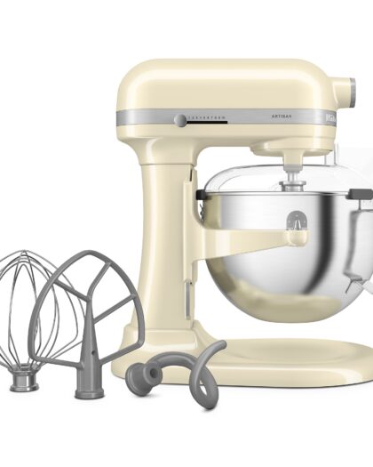 KitchenAid Artisan 5KSM60SPX køkkenmaskine med løftearm 5,6 liter, almond creme