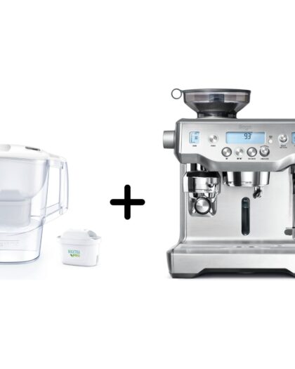 Sage BES980 The Oracle espressomaskine + Brita Aluna filterkande