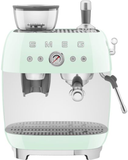 Smeg EGF03 Manuel espressomaskine, pastelgrøn