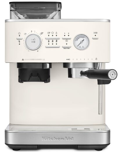 KitchenAid Espressomaskine med kaffekværn, porcelain white