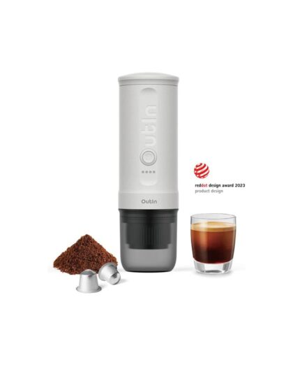 Outin Nano Portable Espresso Pearl White Bærbar espressomaskine